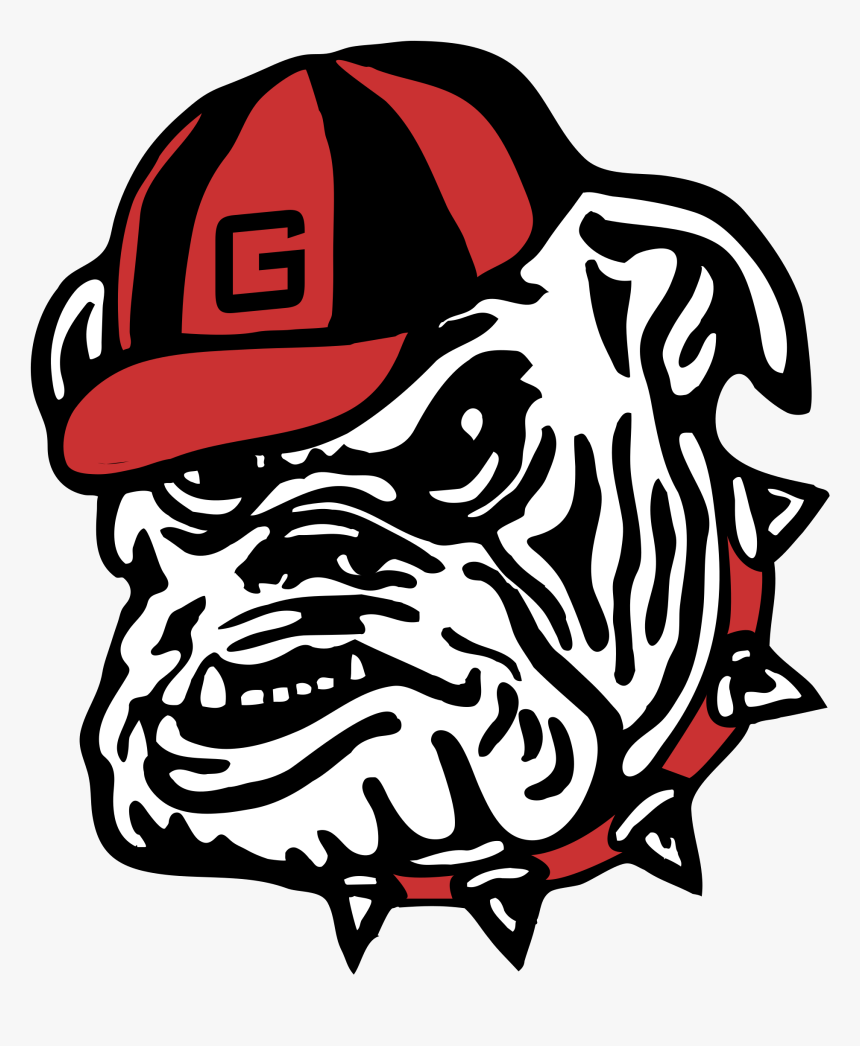 Georgia Bulldog Bull Dog Clipart Logo Transparent X - University Of Georgia Bulldogs Logo, HD Png Download, Free Download