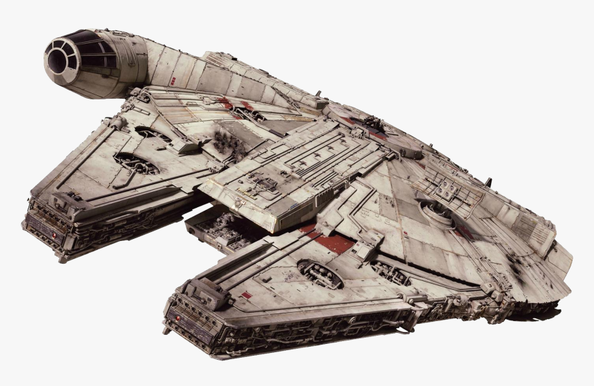 Star Wars Background - Star Wars Millennium Falcon Png, Transparent Png, Free Download