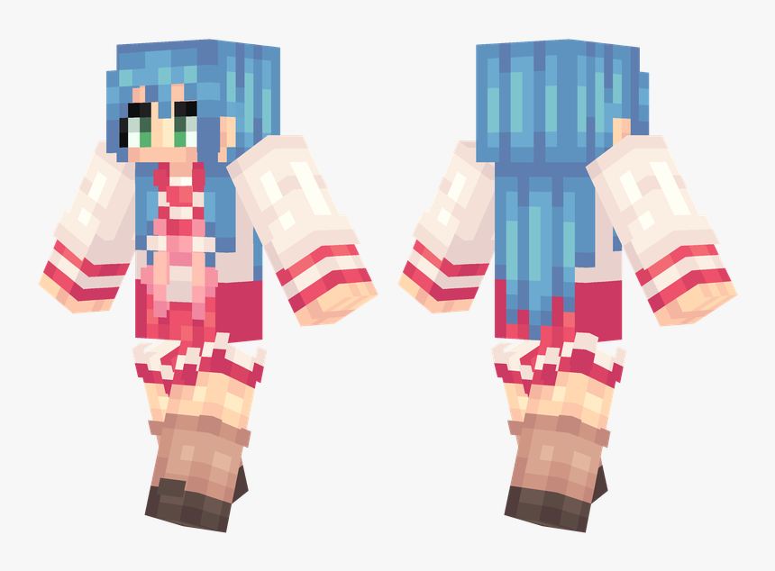 Minecraft Star Skins - Konata Izumi Minecraft Skin, HD Png Download, Free Download