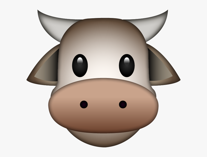 Cow Emoji Transparent, HD Png Download, Free Download