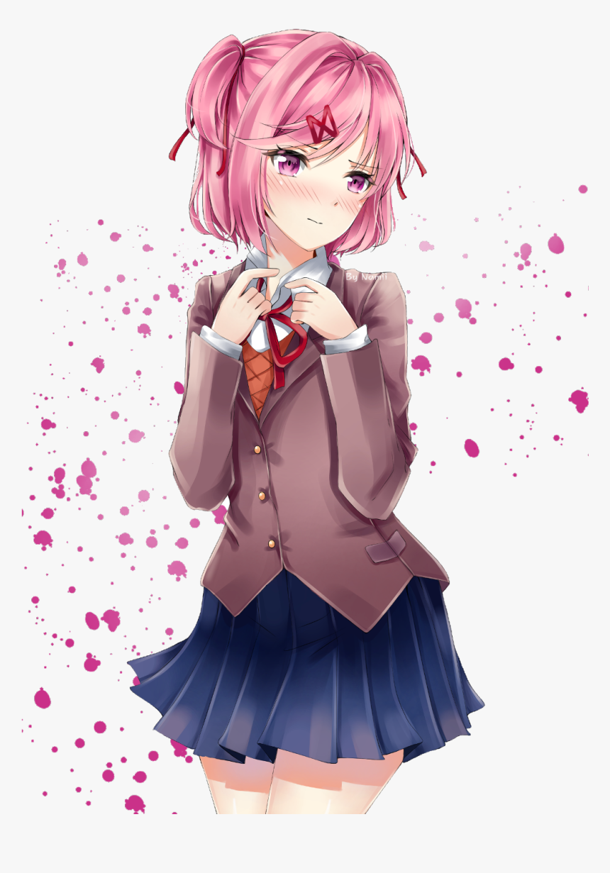 Natsuki Png Kawaii Freetoedit - Doki Doki Literature Club Natsuki, Transparent Png, Free Download