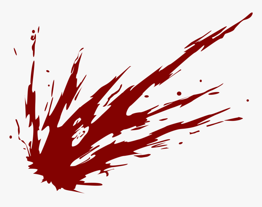 Blood Drawing Clip Art - Blood Splatter Png, Transparent Png, Free Download