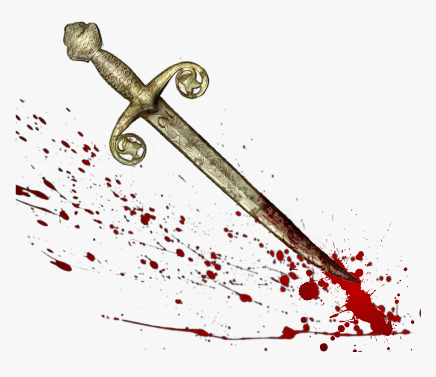 Ancient Sword With Blood, HD Png Download - kindpng