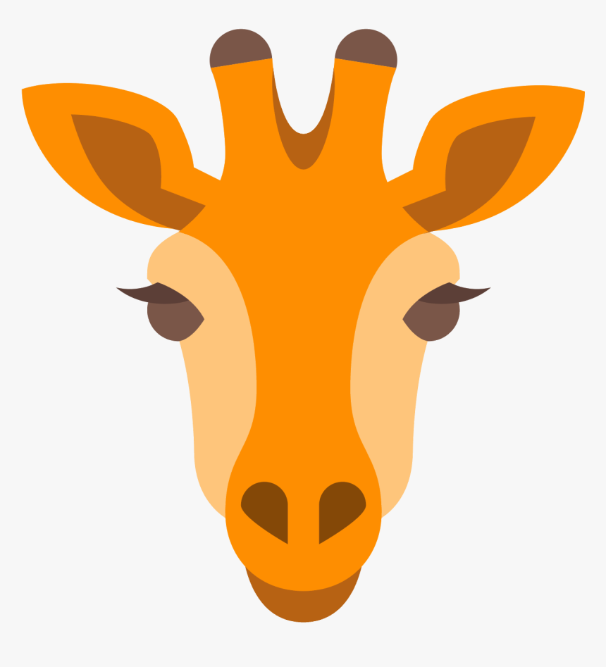 Vector Giraffe Head - Free Giraffe Head Clipart, HD Png Download, Free Download