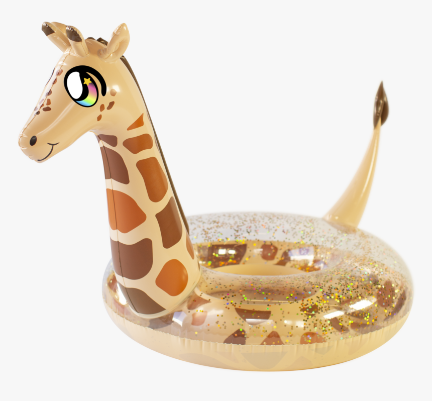 Glitter - Pool Candy Giraffe Floatie, HD Png Download, Free Download