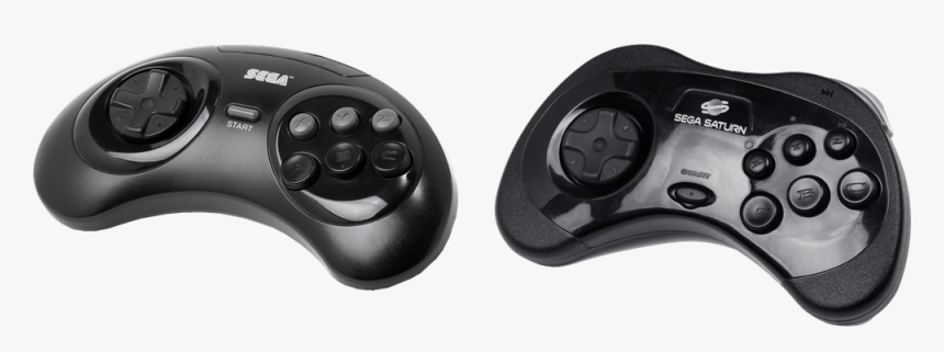 Mega Drive And Saturn Controllers - Sega Mega Drive 6 Button Controller, HD Png Download, Free Download