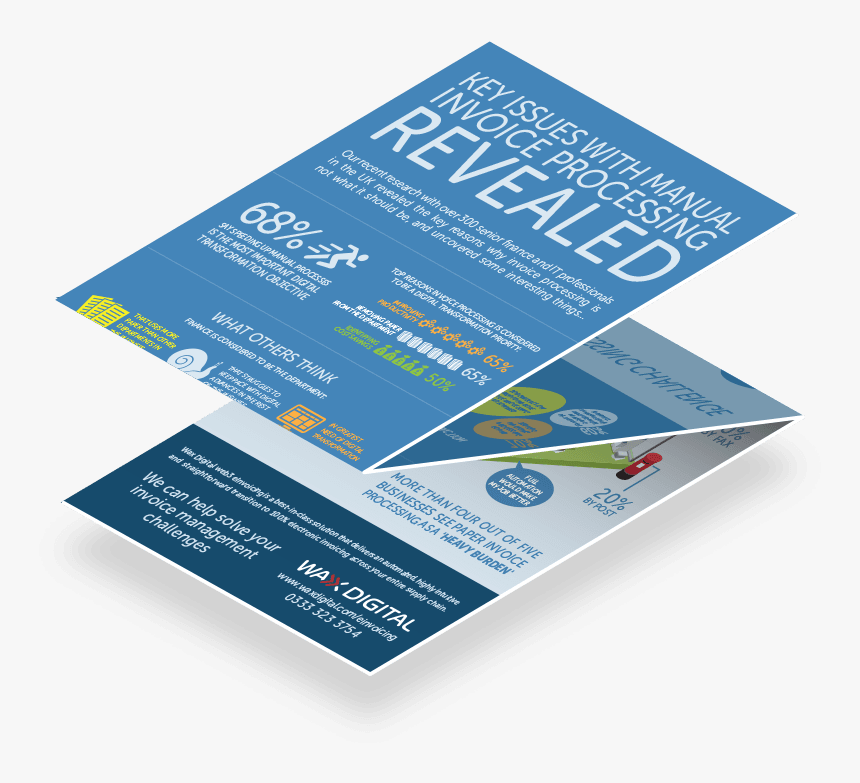 Invoice Processing Stack - Flyer, HD Png Download, Free Download