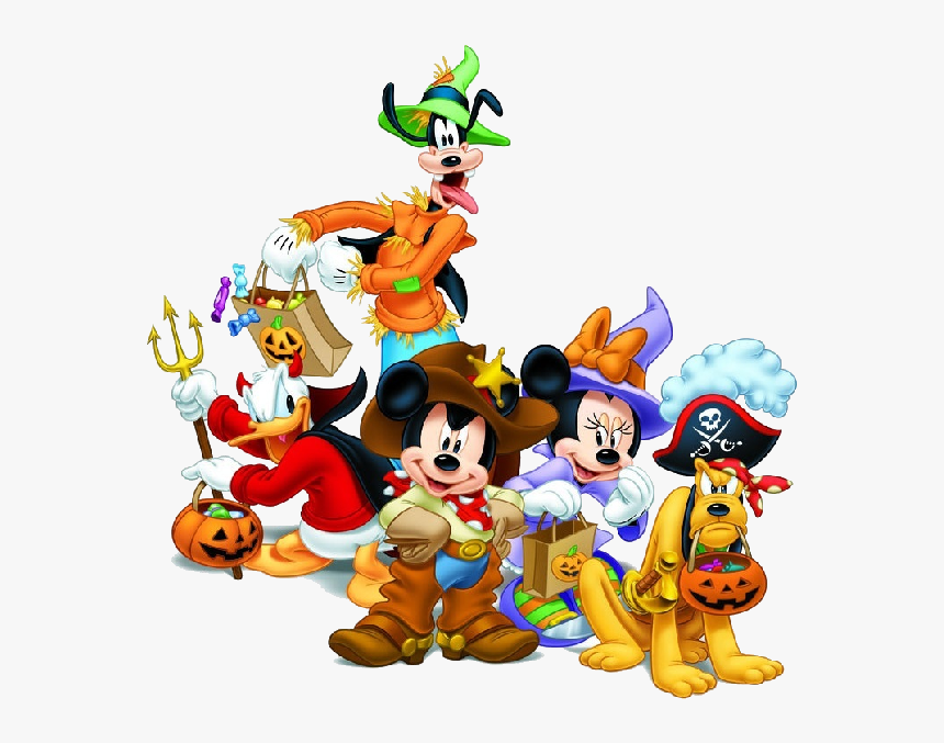 Mickey Mouse And Friends Halloween, HD Png Download, Free Download