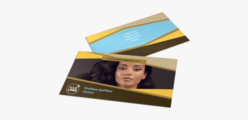 Makeup Artist Business Card Template Preview - Door Visiting Card Design, HD Png Download, Free Download