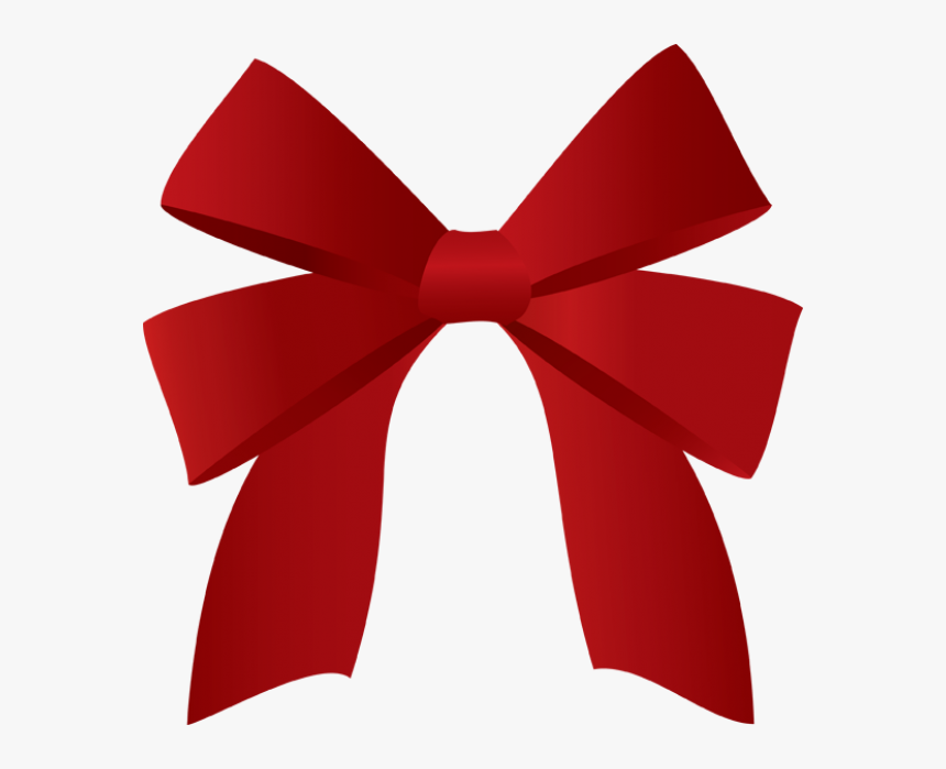 Transparent Xmas Ribbon Png - Red Clipart Bow, Png Download, Free Download