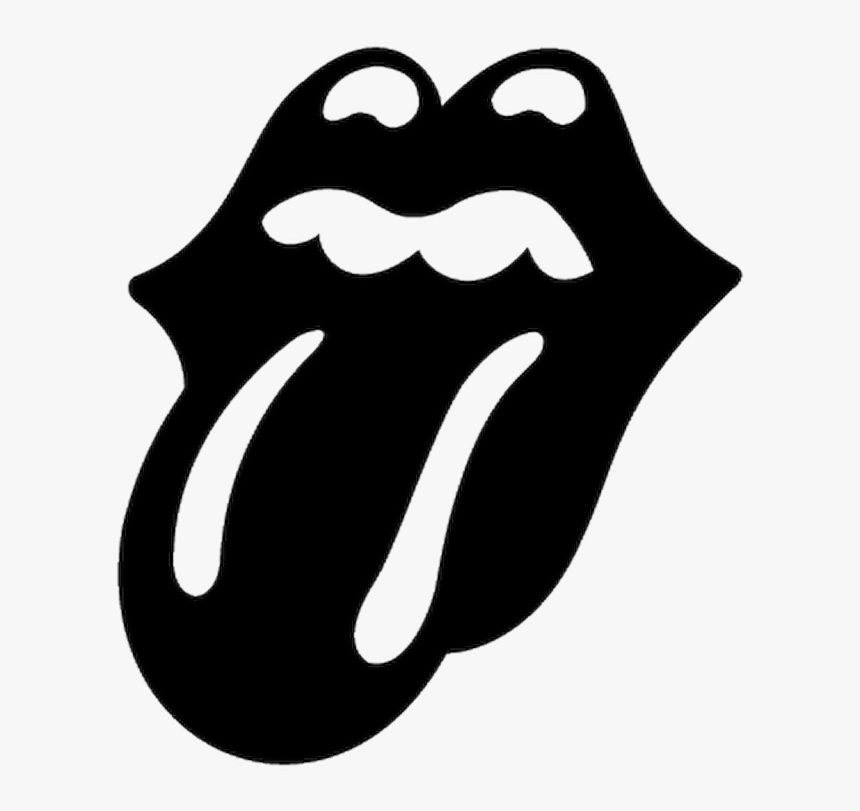 Black Rolling Stones Tongue, HD Png Download, Free Download