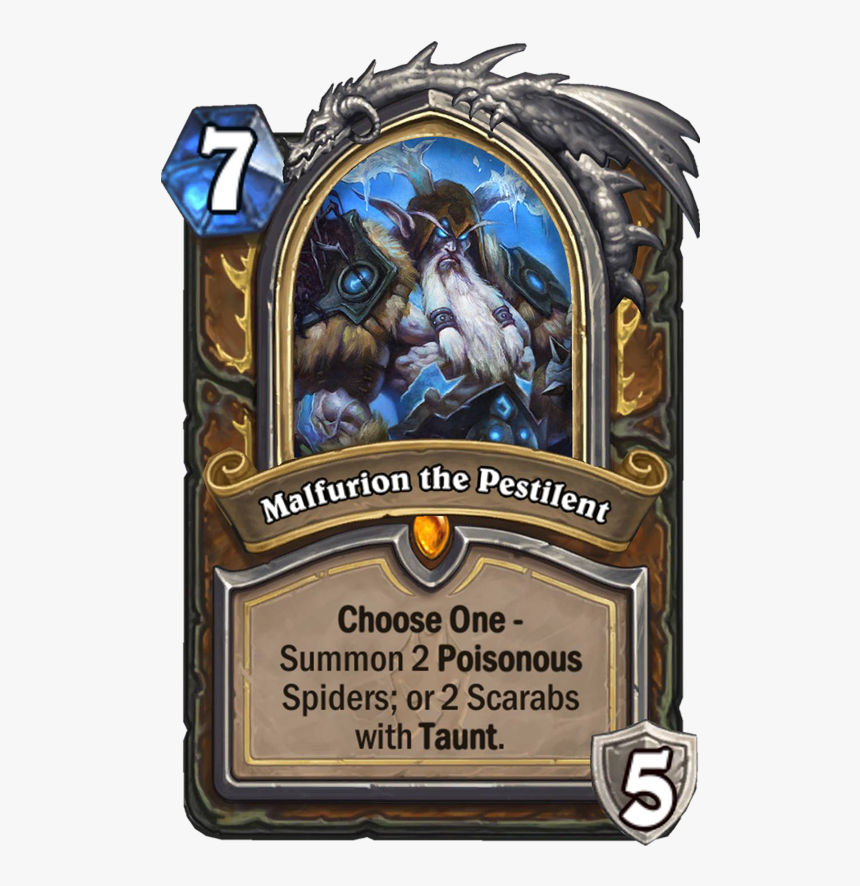 Hearthstone Malfurion The Pestilent, HD Png Download, Free Download