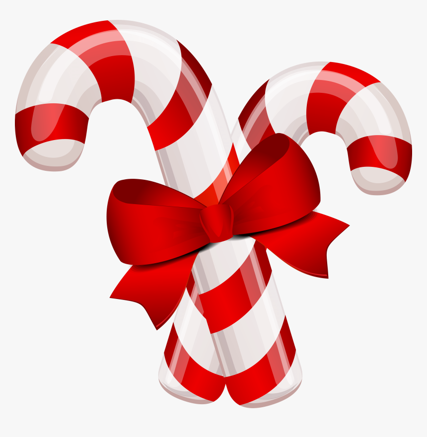 Christmas Candy Duo - Candy Cane Free Clipart, HD Png Download, Free Download