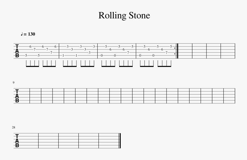 Rolling Stone The Weeknd Guitar Sheet Music, HD Png Download, Free Download