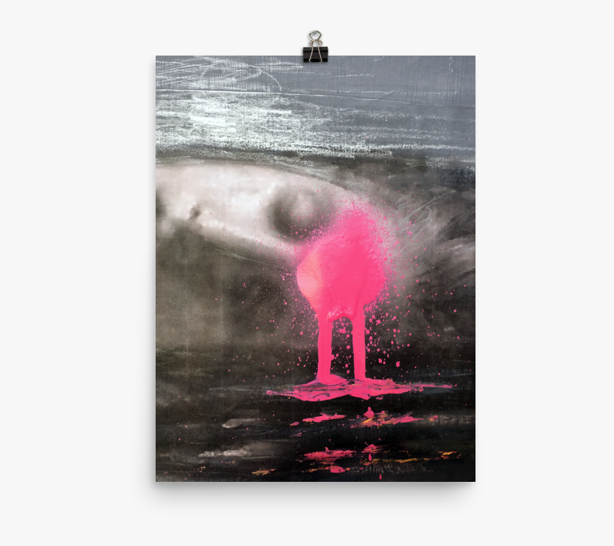 Fallen2 Mockup Transparent Transparent - Flamingo, HD Png Download, Free Download