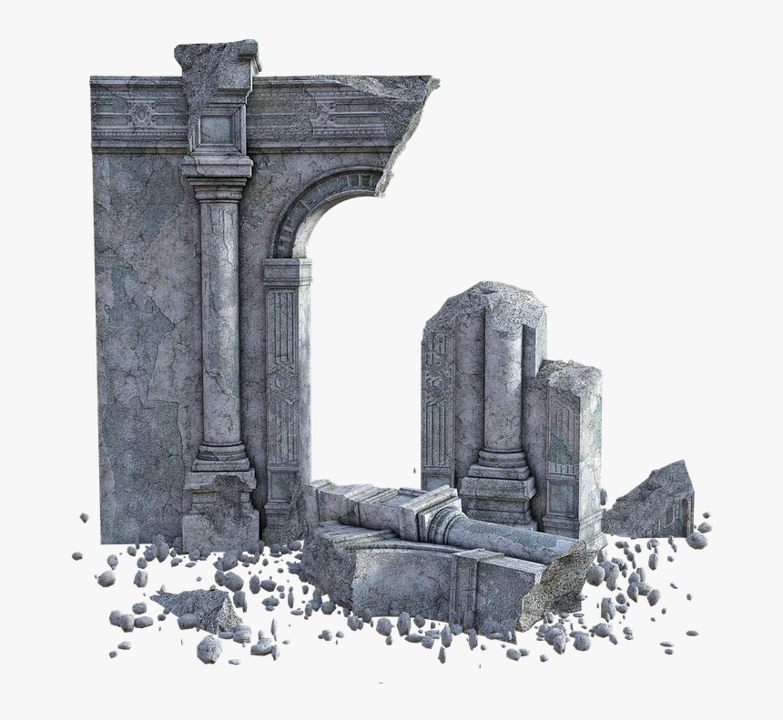 Ruins, Wall, Stone, Ruin, Old, Building, Fallen - Ruinas Png, Transparent Png, Free Download
