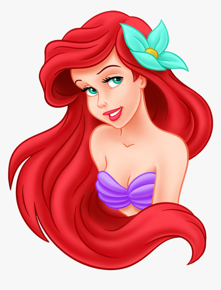 Disney Princess Little Mermaid - Ariel Little Mermaid Face, HD Png Download, Free Download