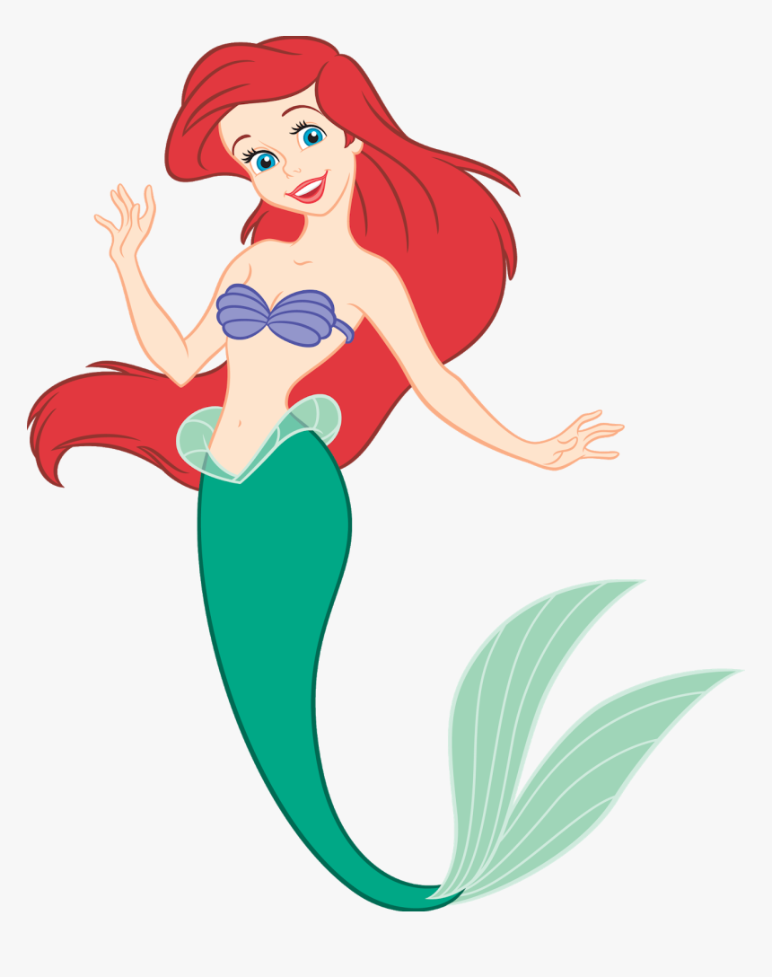 Ariel Mermaid Cartoon, HD Png Download, Free Download