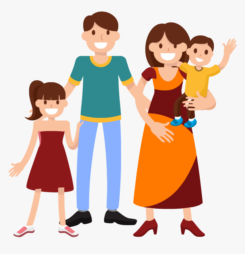 Family Smile Happiness Clip Art - Transparent Family Clipart, HD Png Download, Free Download