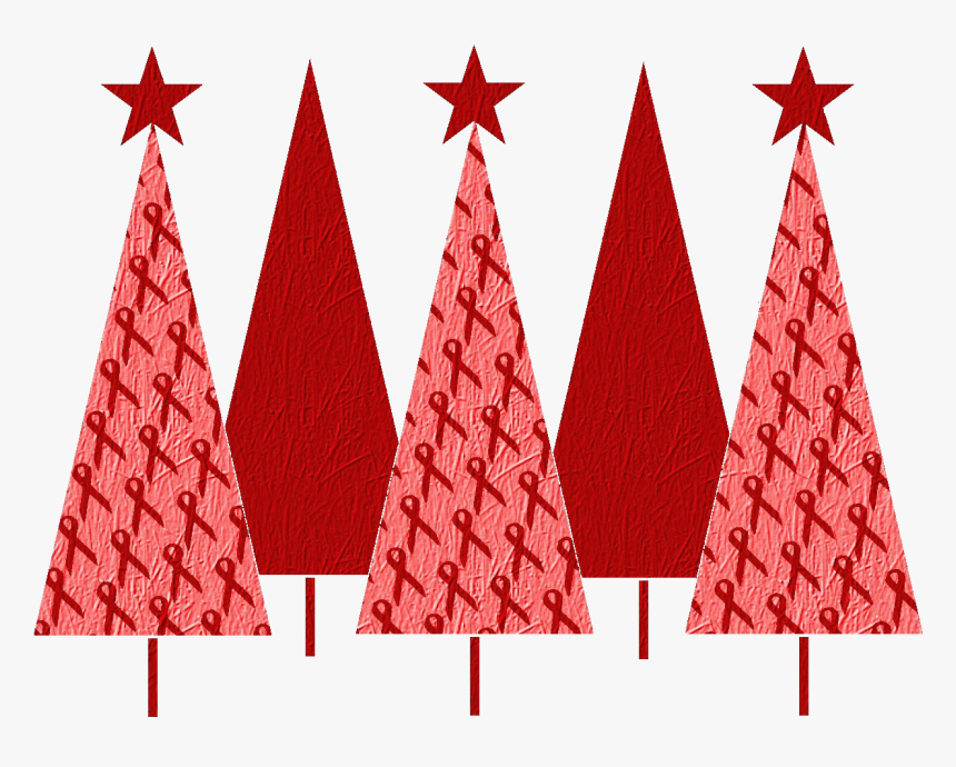 Transparent Aids Ribbon Png - Red Ribbons Aids Christmas, Png Download, Free Download