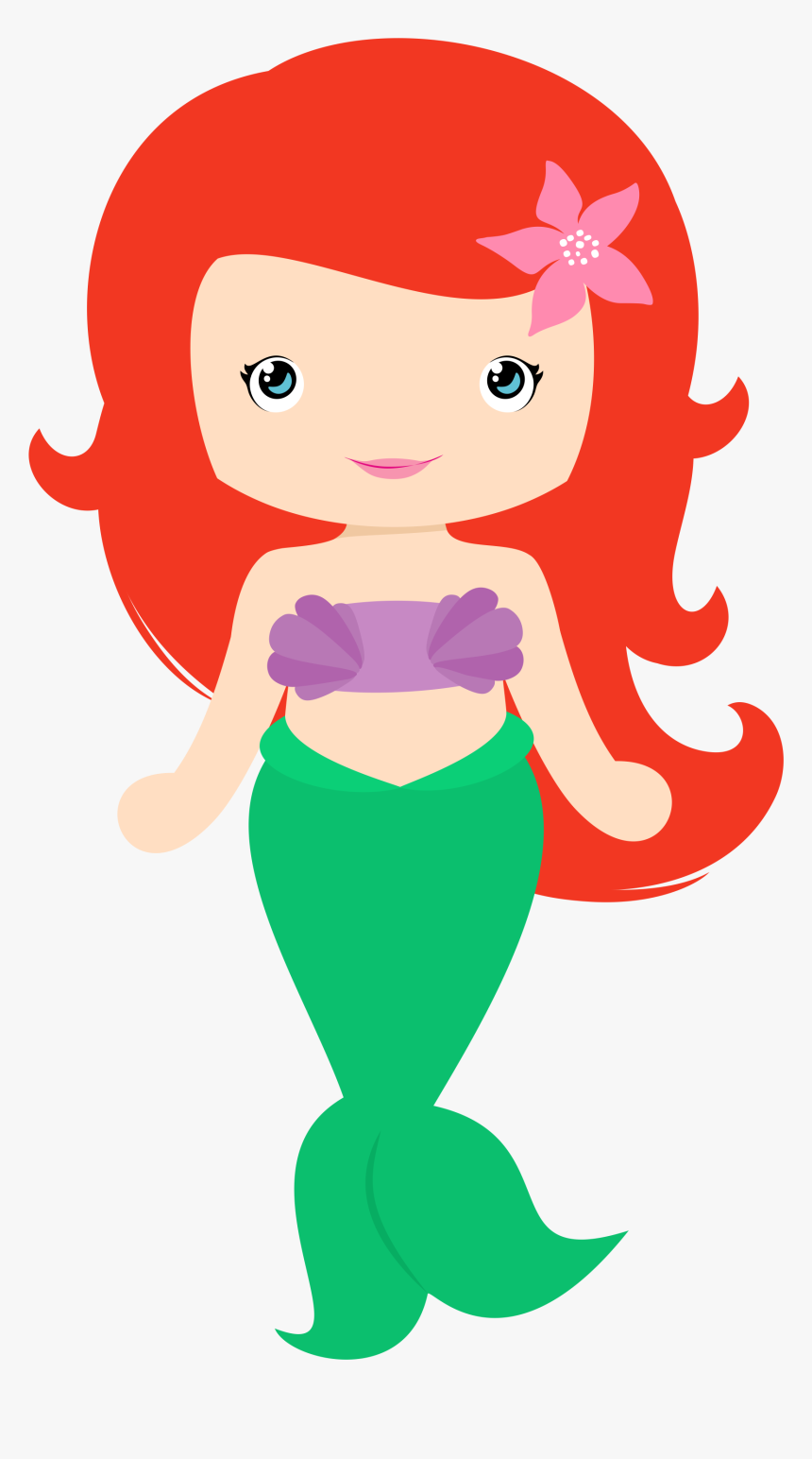 Clip Art Ariel Baby Png - Mermaid Clipart Kids, Transparent Png, Free Download