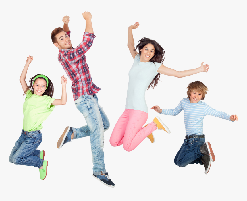 Happy Jumping Kids Png - People Jump Png, Transparent Png, Free Download