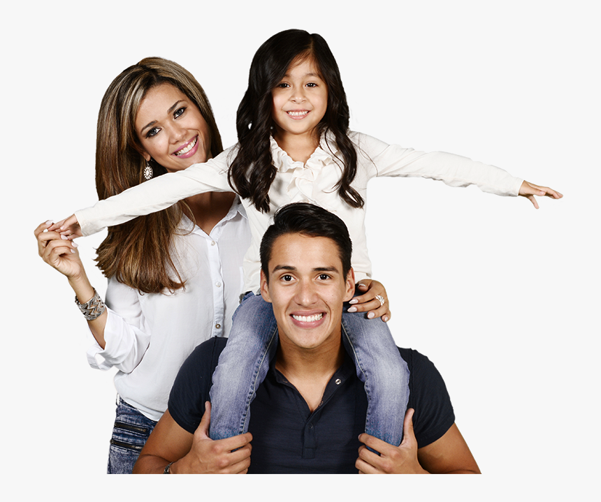 Happy Hispanic Family Png, Transparent Png, Free Download