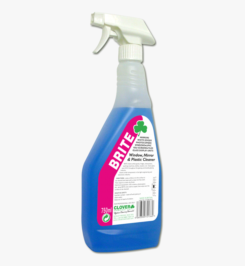 Brite Glass Cleaner 750ml, HD Png Download, Free Download