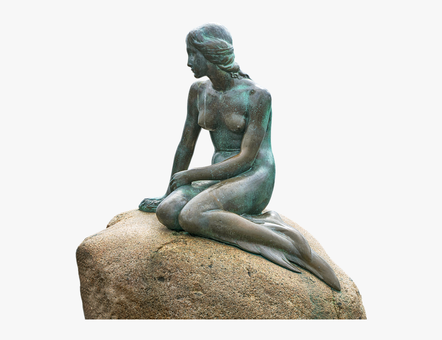 Sirenita, Estatua, Copenhague, Dinamarca - Little Mermaid Statue, HD Png Download, Free Download
