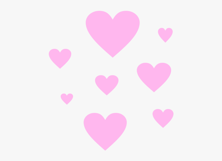 Clip Art Hearts Tumblr Edit Sticker - Heart Overlay Png Heart, Transparent Png, Free Download