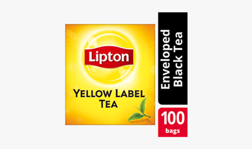 Lipton Yellow Label 100 Tea Bag Envelope - Senna, HD Png Download, Free Download