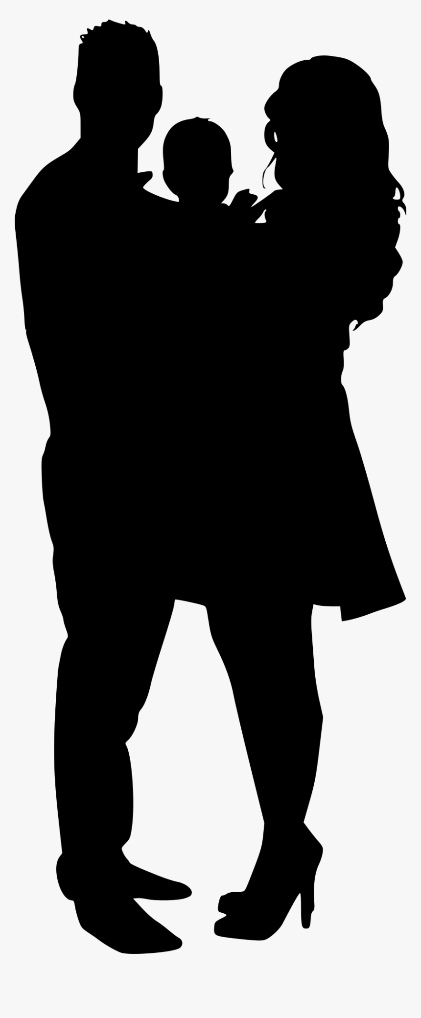 Family Silhouette, HD Png Download, Free Download