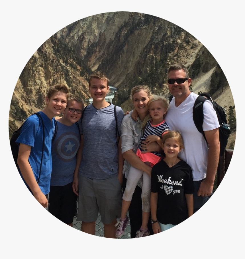 Dugas Family - Yellowstone National Park, HD Png Download, Free Download