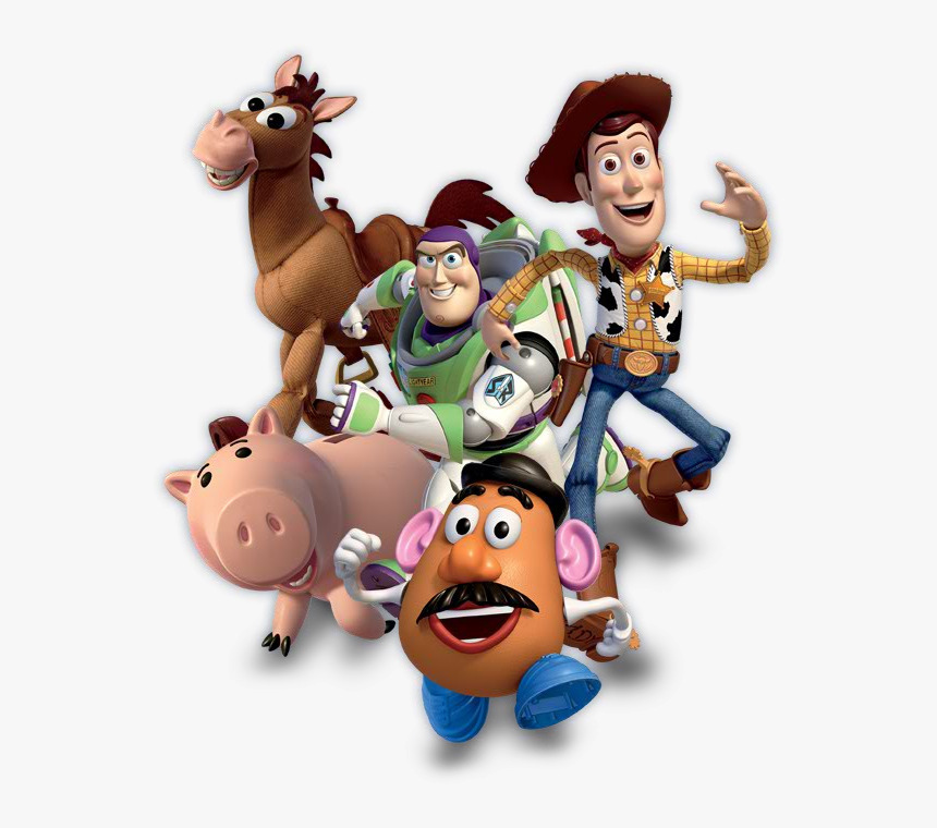 Story Toy Sheriff Buzz Woody Lightyear Pixar Clipart - Toy Story Characters Png, Transparent Png, Free Download