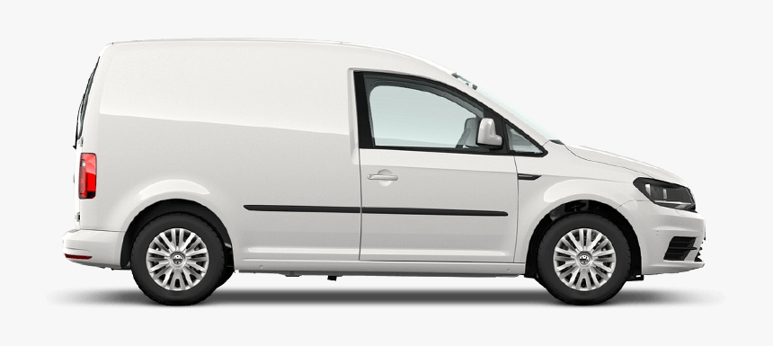 Candy White Volkswagen Caddy Panel Van - Vw Caddy Panel Van Side, HD Png Download, Free Download