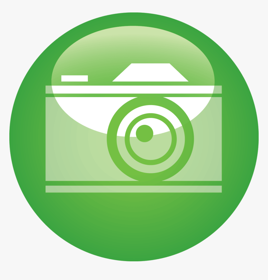 Camera Logo Icon - Camera Icon Green Png, Transparent Png, Free Download