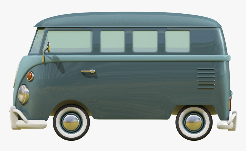 Vintage Van Side View, HD Png Download, Free Download