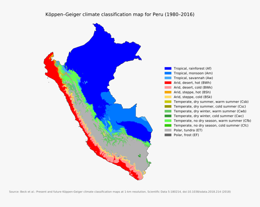 Thematic Map Of Peru, HD Png Download, Free Download