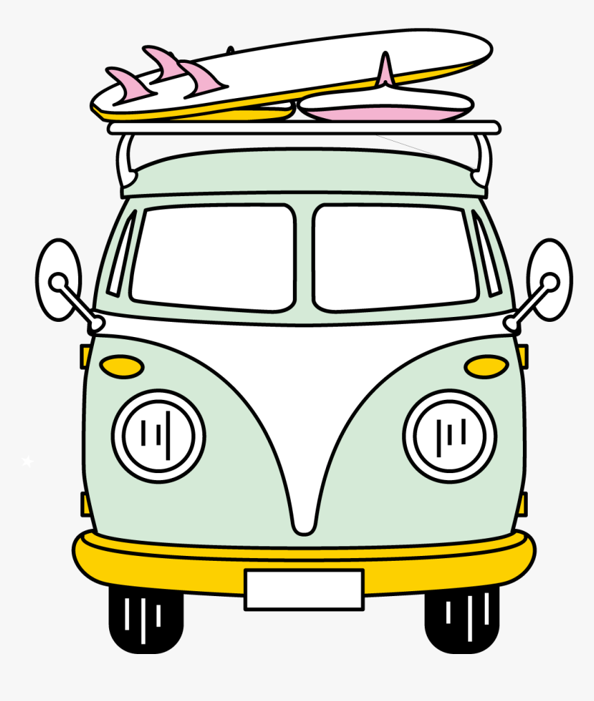 Volkswagen Clipart Gold Car - Redbubble Stickers Van, HD Png Download, Free Download