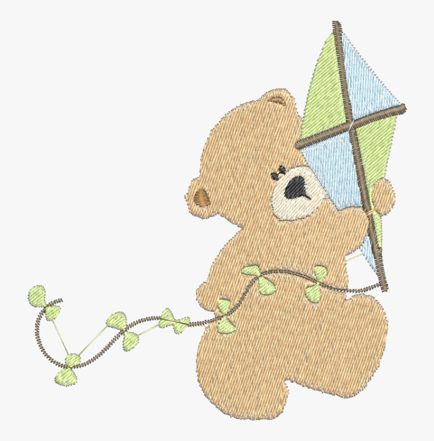 Transparent Urso Png - Ursinho Com Pipa Fundo Transparente, Png Download, Free Download