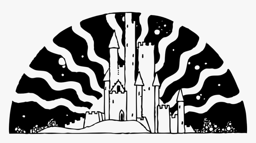 Fairytale Clipart Black And White, HD Png Download, Free Download
