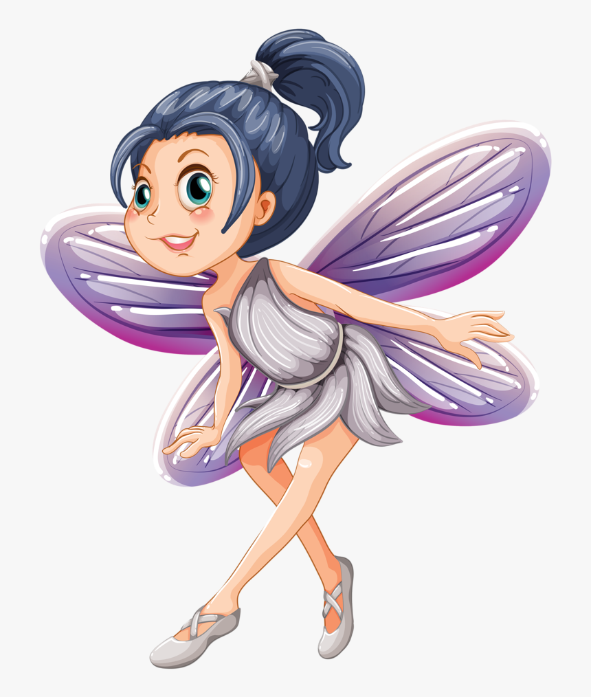 Angle Vector Fairy - Flower Fairy Cartoon, HD Png Download, Free Download