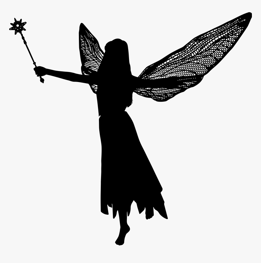 Fairy Silhouette Png Transparent Clip Art Imageu200b, Png Download, Free Download