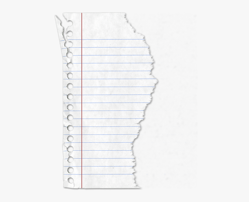 Torn Lined Paper Png- - Lined Torn Paper Png, Transparent Png, Free Download