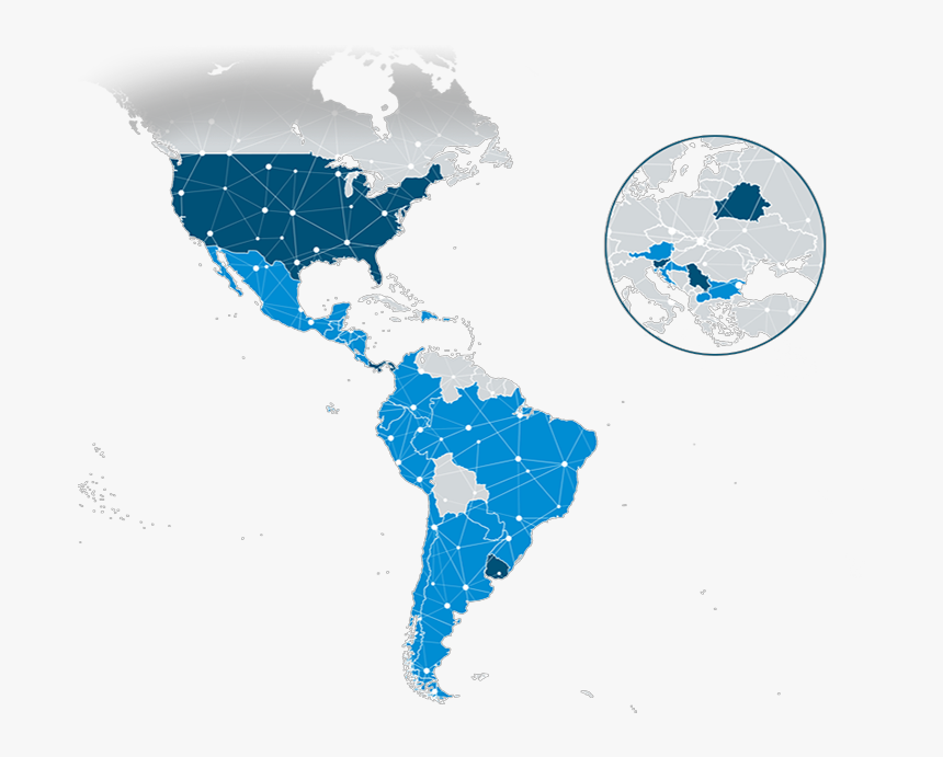 Map - Spanish Countries Map, HD Png Download, Free Download