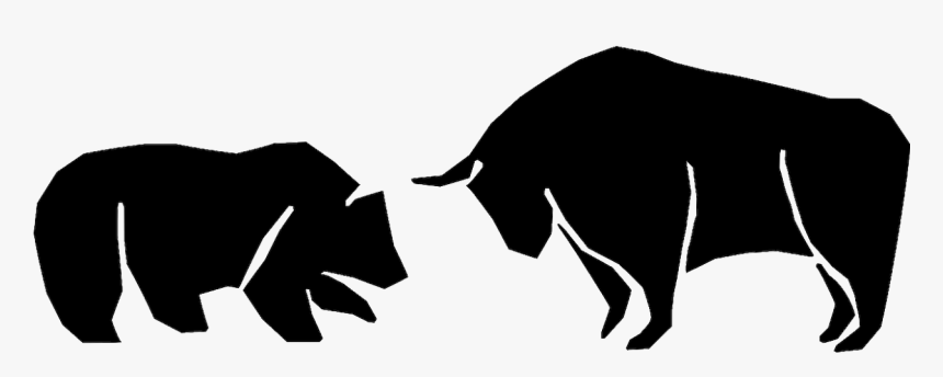 Urso Touro - Bull And Bear Vector, HD Png Download, Free Download