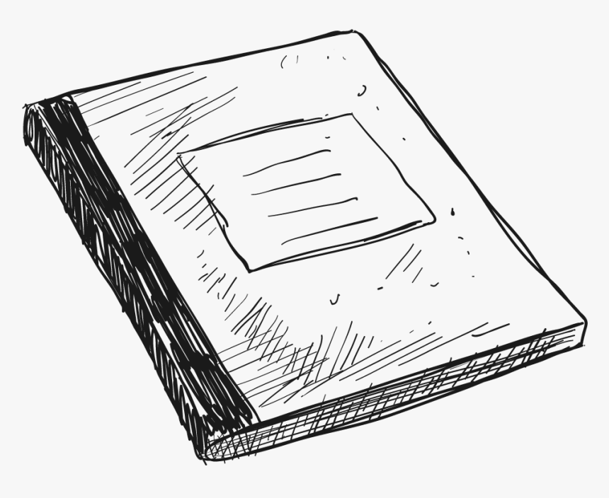Transparent Notebook Paper Png - Drawing Of A Notebook, Png Download, Free Download