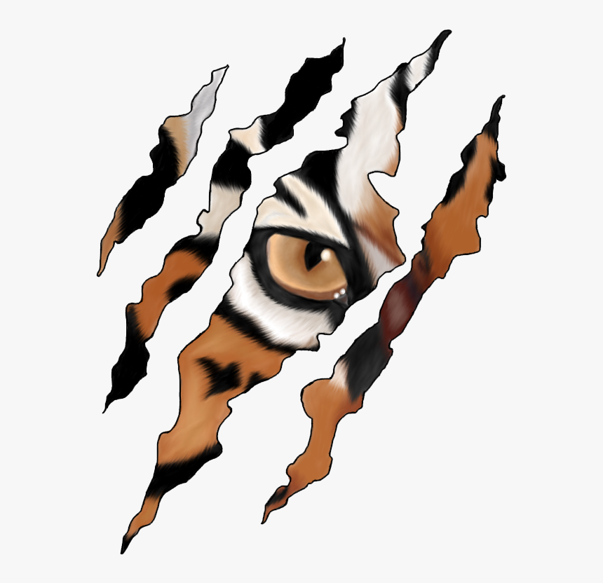 Tiger Claw Cheetah Png Download Free Clipart - Garra De Tigre Png, Transparent Png, Free Download