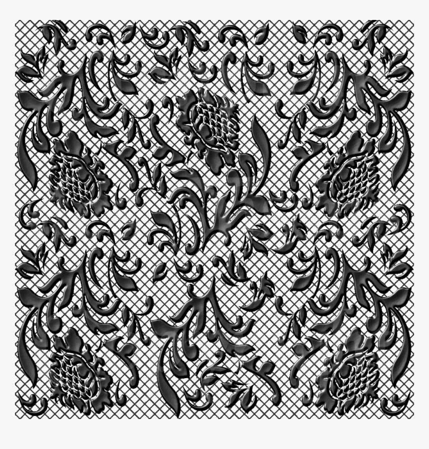 Transparent Background Lace Pattern, HD Png Download - kindpng