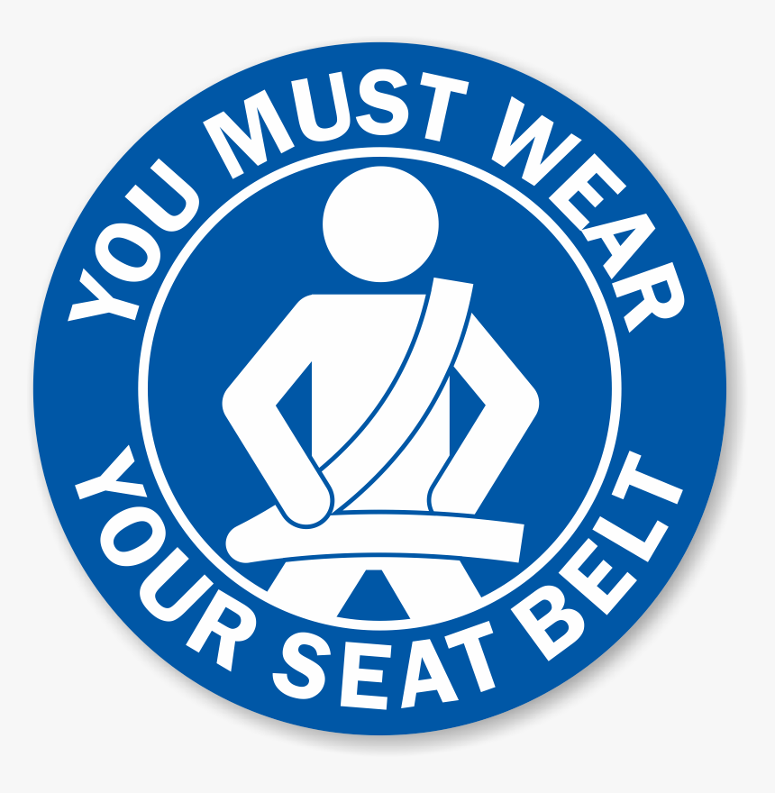 You Must Wear Your Seat Belt Label - Castel Del Monte, HD Png Download, Free Download